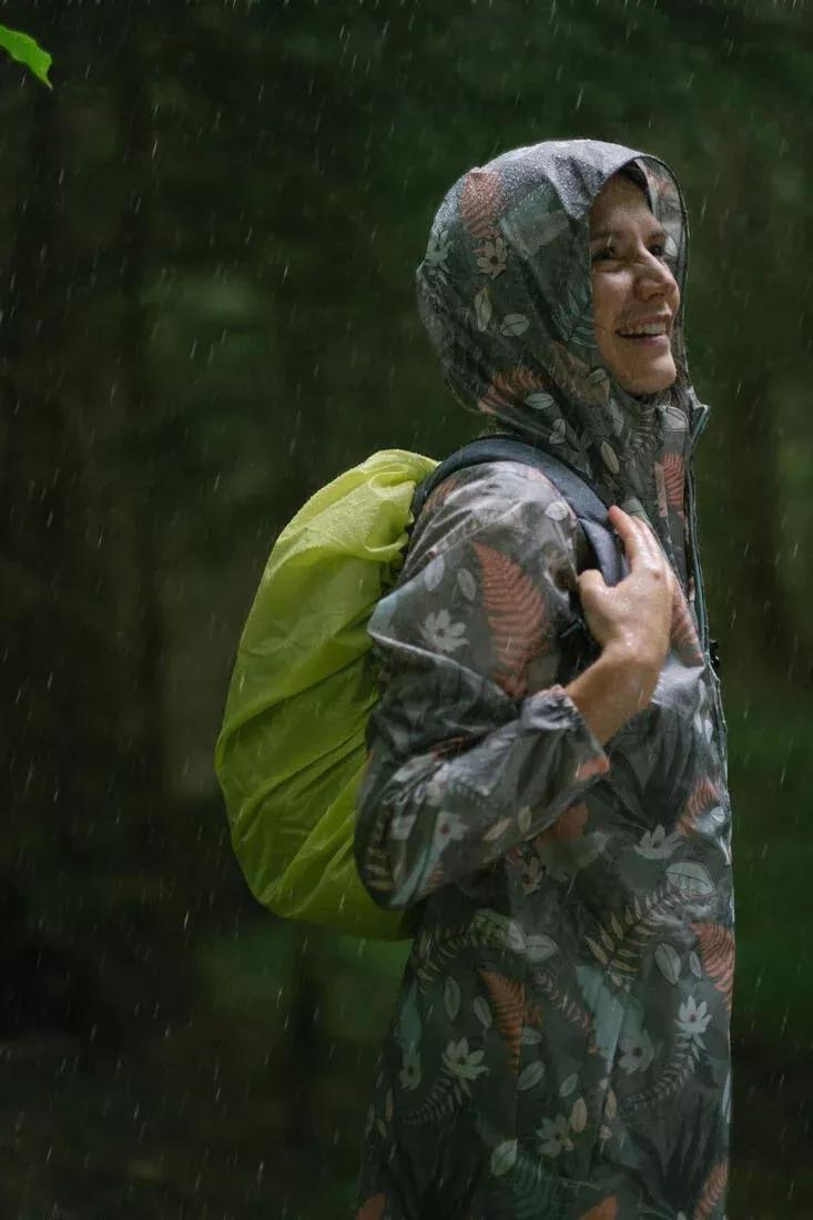 Rain Cover For Hiking Backpack - 10/20 L, Yellow, No Color, large image number 5
