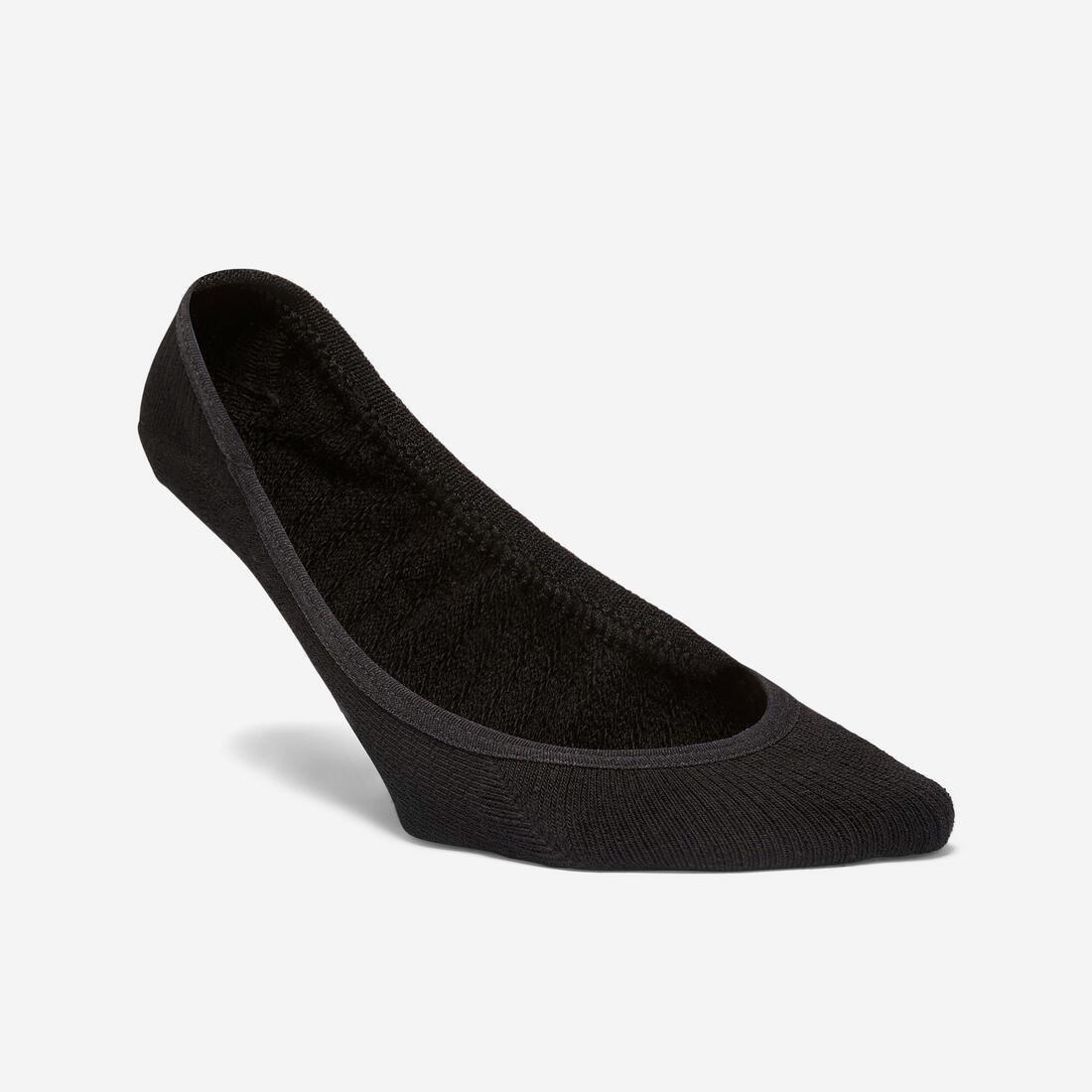 Unisex Low Ballerina Socks - Deocell Tech Urban Walk Pack Of 2 Pairs, Black, , medium