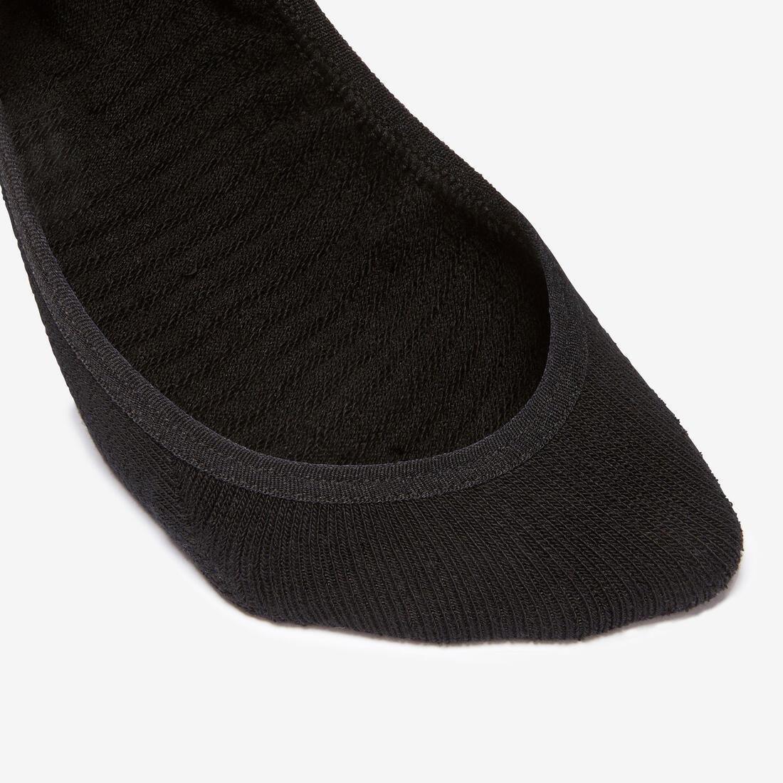 Unisex Low Ballerina Socks - Deocell Tech Urban Walk Pack Of 2 Pairs, Black, No Color, medium