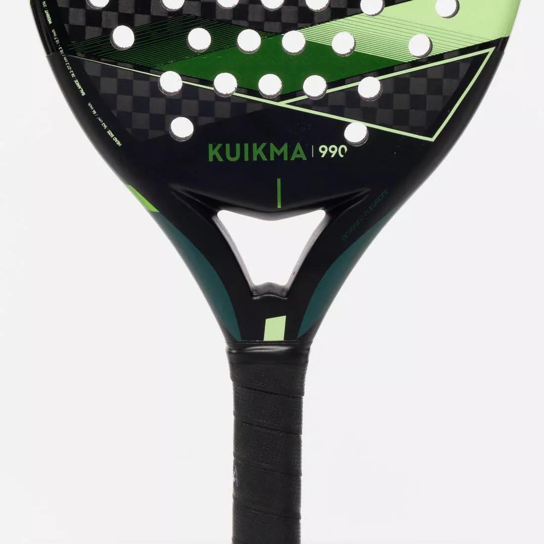 Adult Padel Racket - Pr 990 Power Hard, Black/Green, No Color, large image number 3