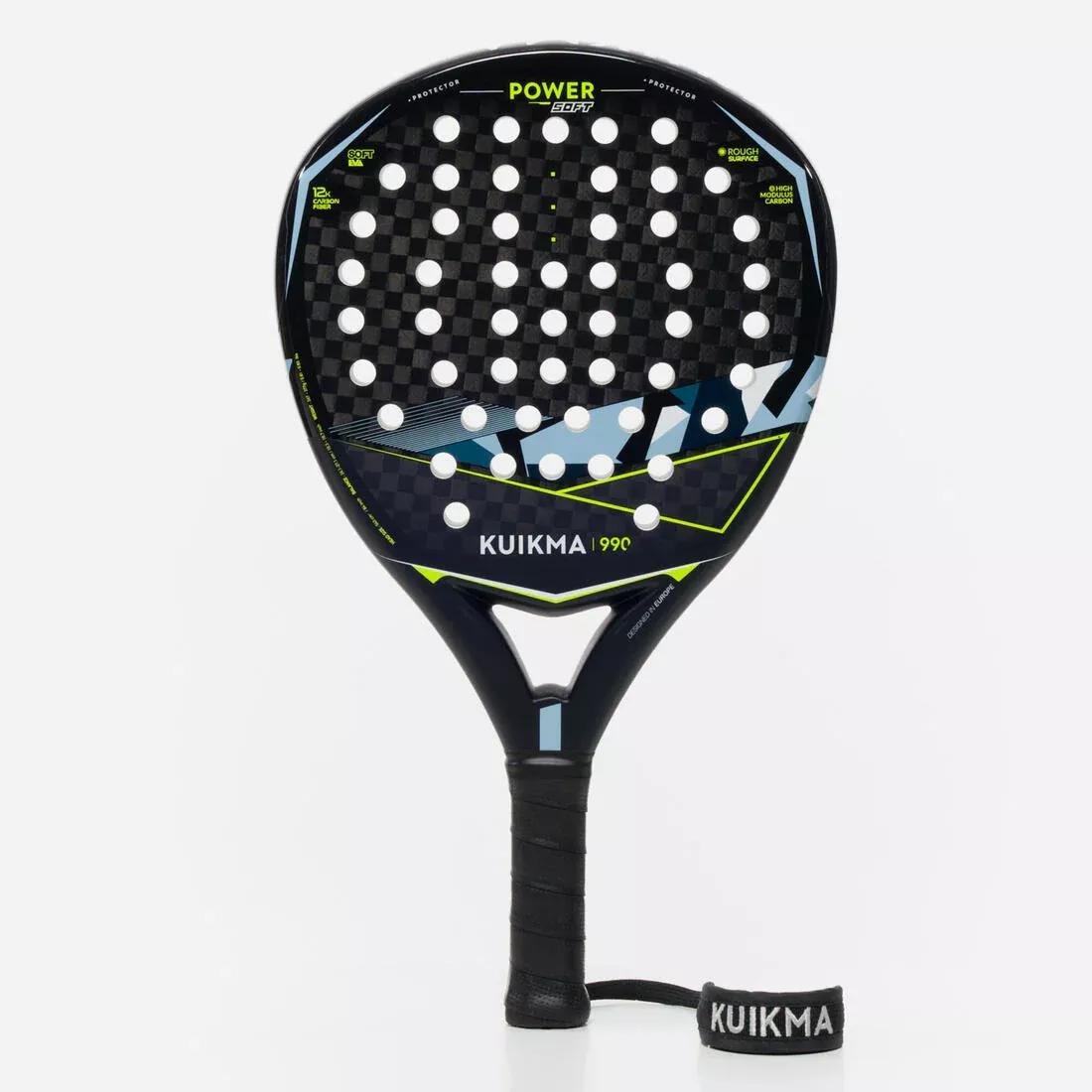 KUIKMA - Unisex Padel Racket - Pr 990 Power Soft, Black