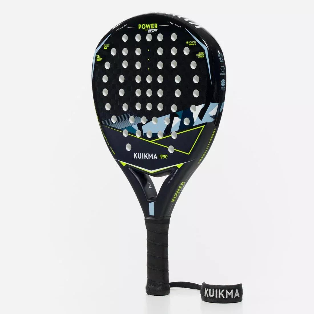 KUIKMA - Unisex Padel Racket - Pr 990 Power Soft, Black