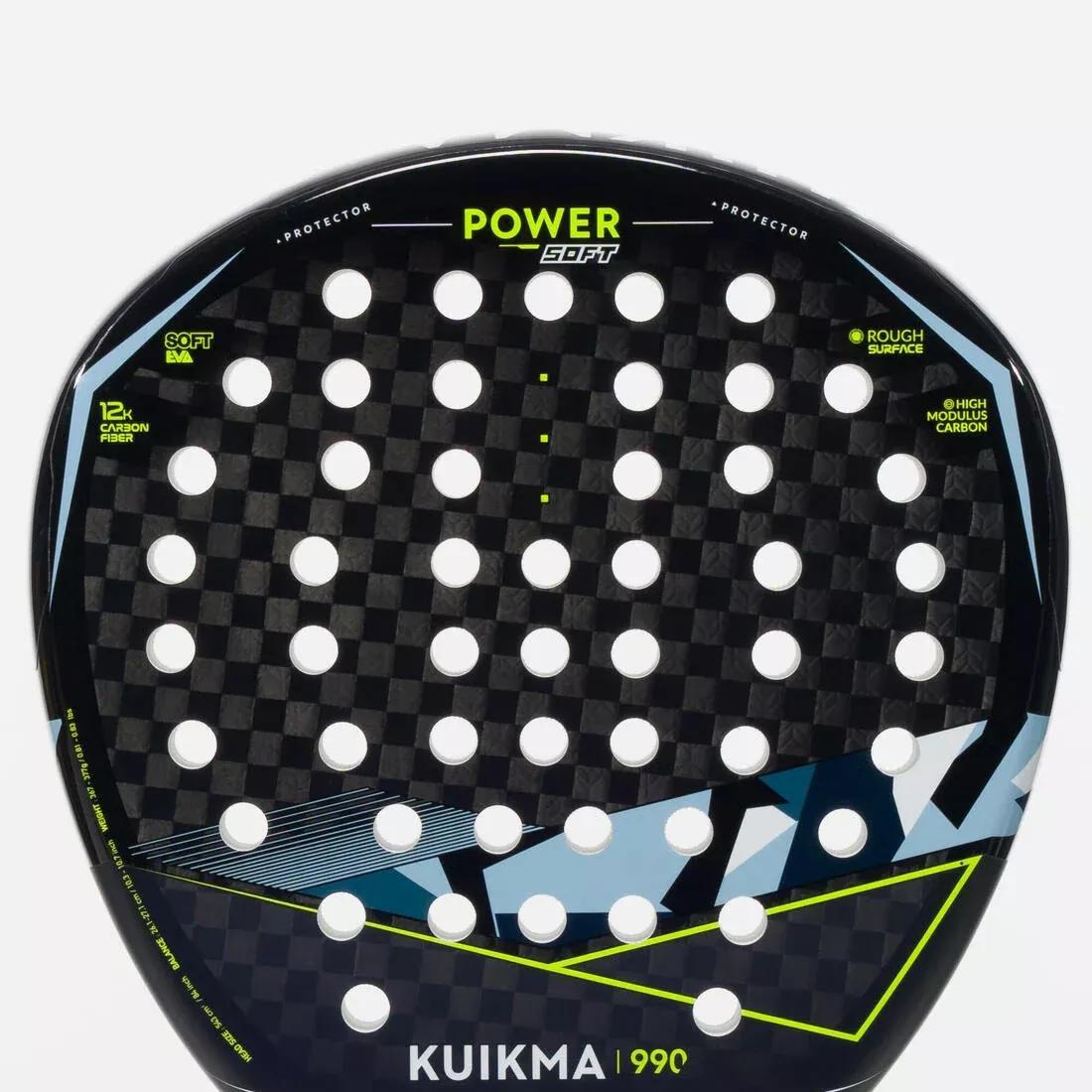 Adult Padel Racket - Pr 990 Power Soft, Black, No Color, large image number 4