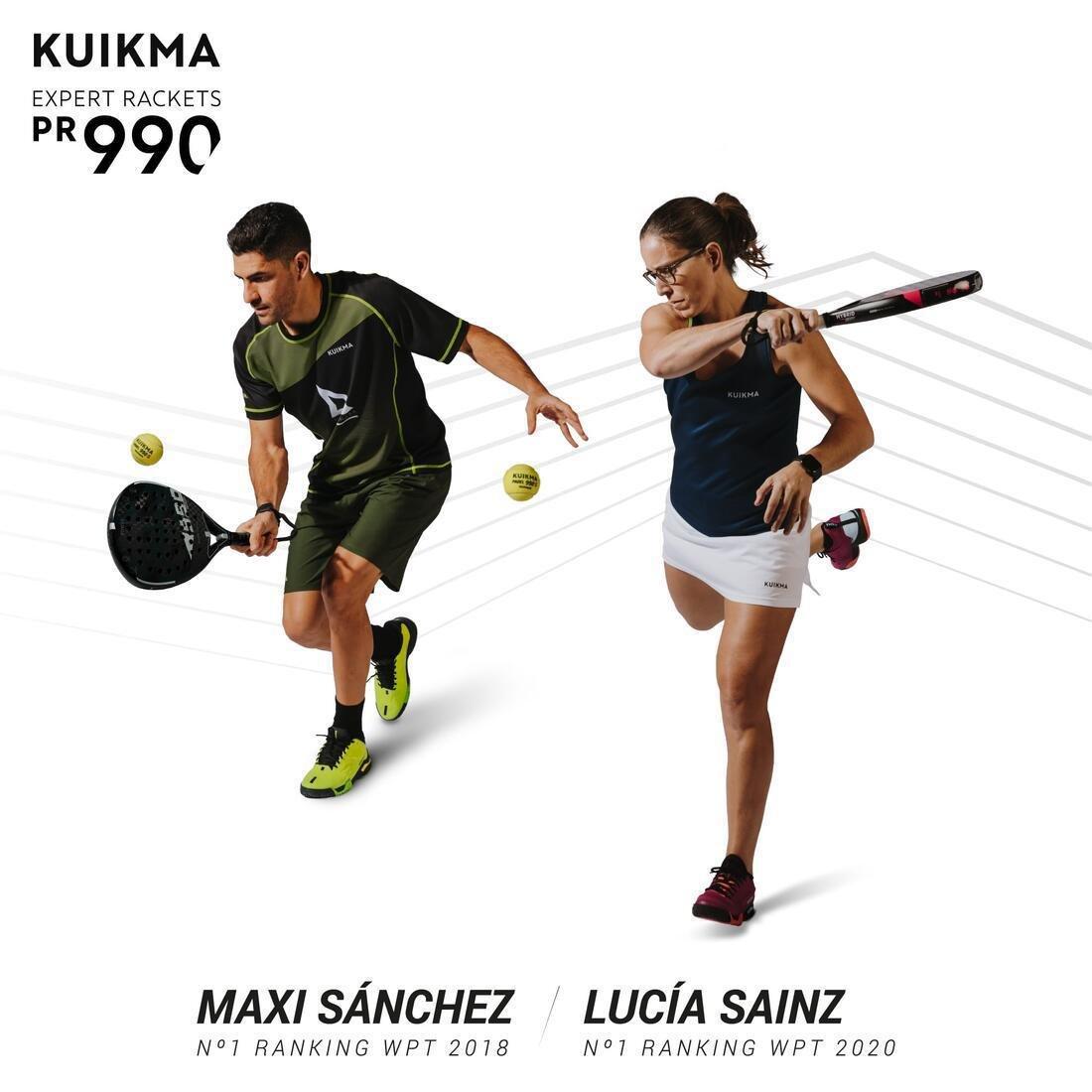 KUIKMA - Unisex Padel Racket - Pr 990 Precision Soft, Black