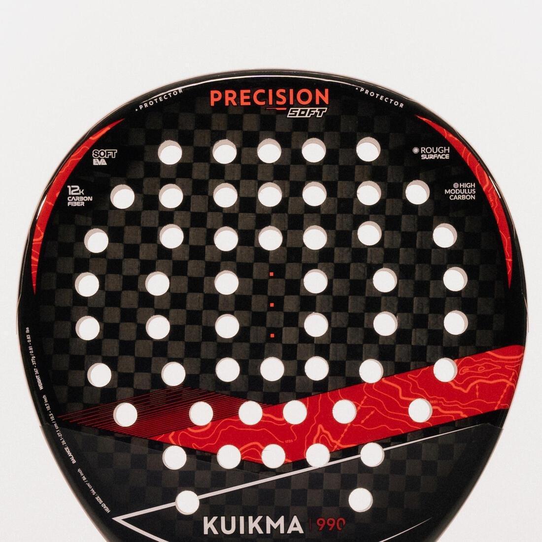 Adult Padel Racket - Pr 990 Precision Soft, Black, No Color, large image number 4