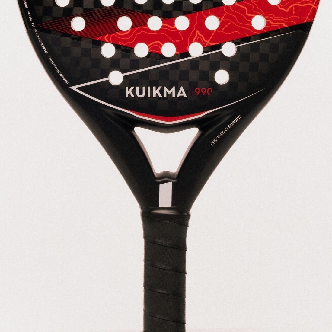 KUIKMA - Unisex Padel Racket - Pr 990 Precision Soft, Black