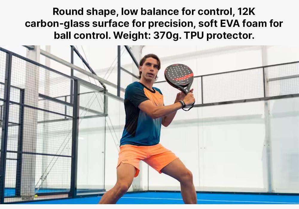 Adult Padel Racket - Pr 990 Precision Soft, Black, No Color, large image number 15