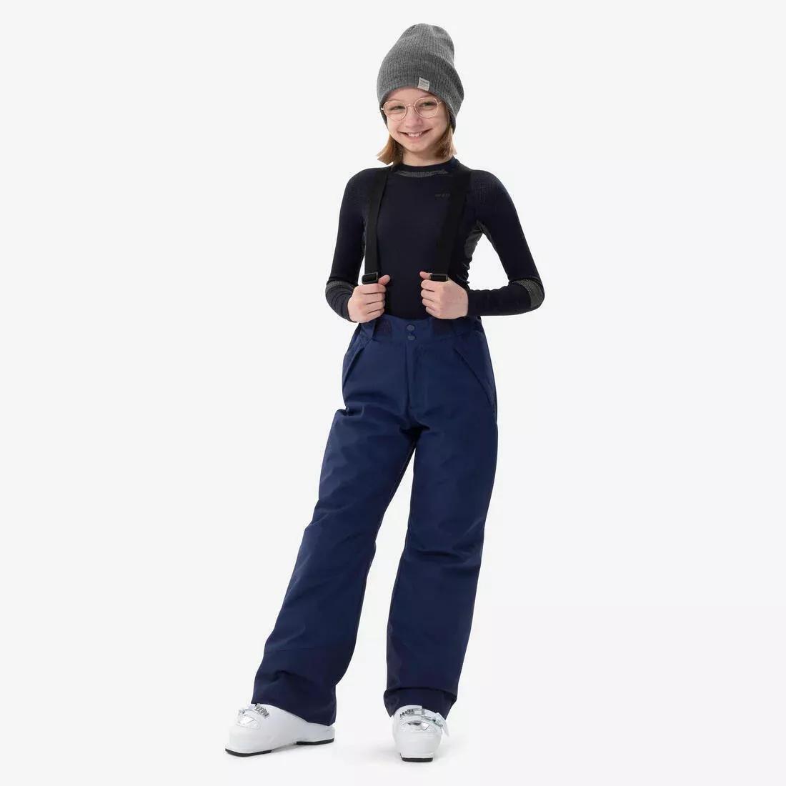 Kids Girls Warm And Waterproof Ski Trousers - 500 Pnf, Pink, , large image number 9