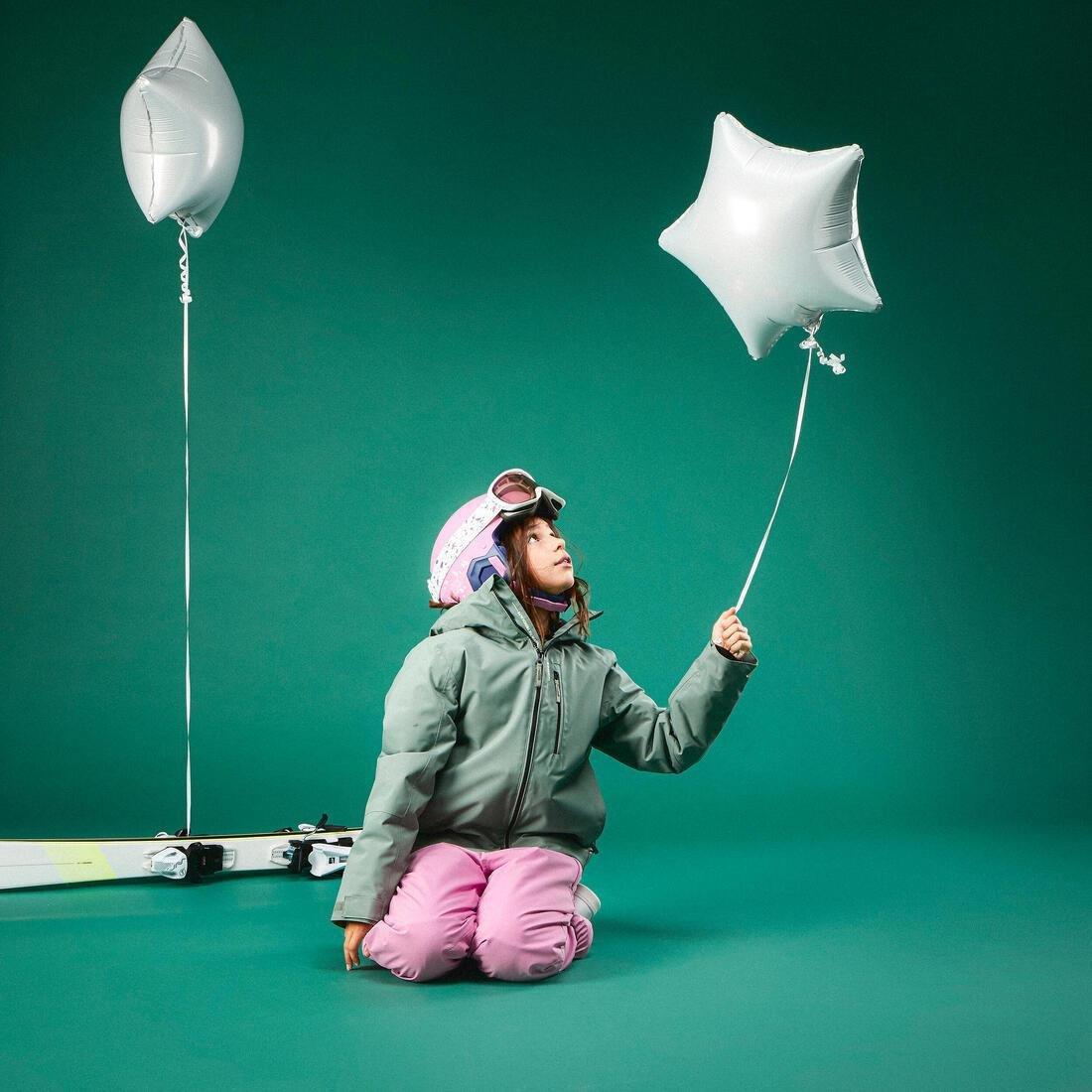 Kids Girls Warm And Waterproof Ski Trousers - 500 Pnf, Pink, No Color, large image number 13