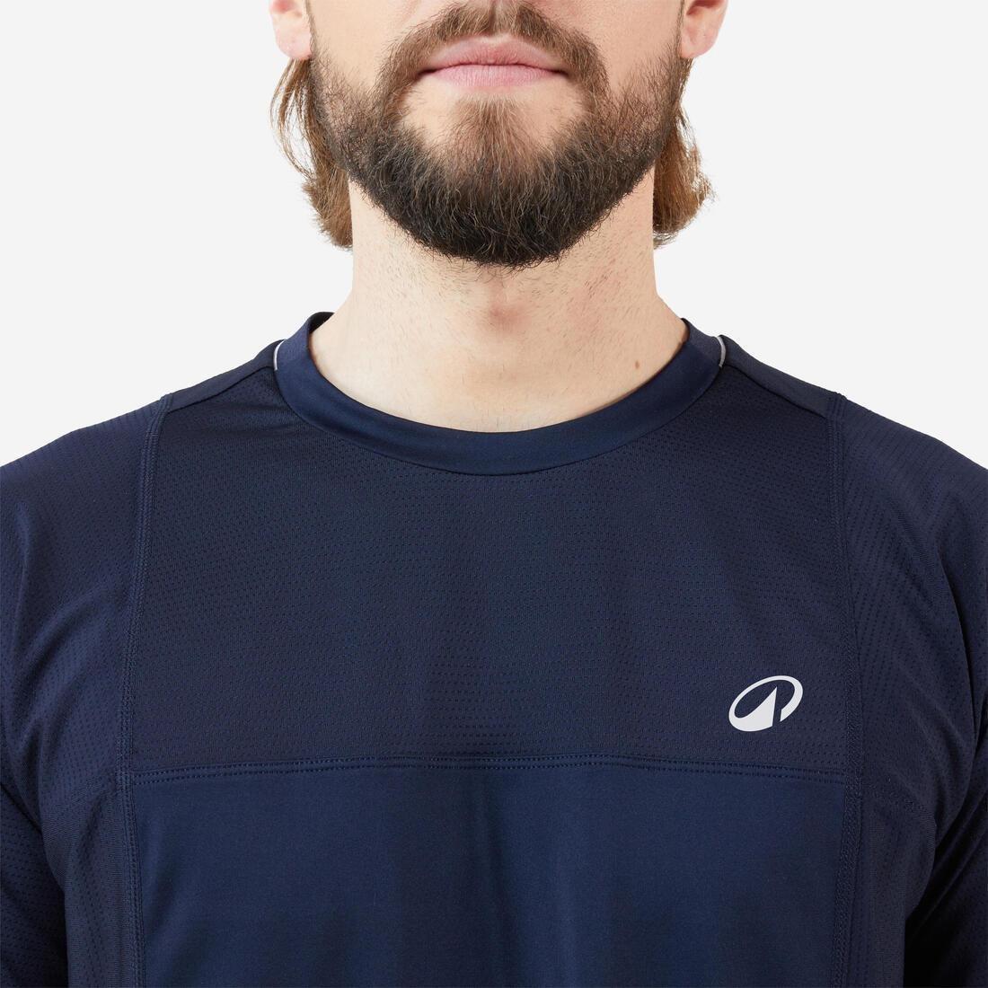 Men Short-Sleeved Tennis T-Shirt - Dry/Gael Monfils, Green, 5401_000, large image number 13