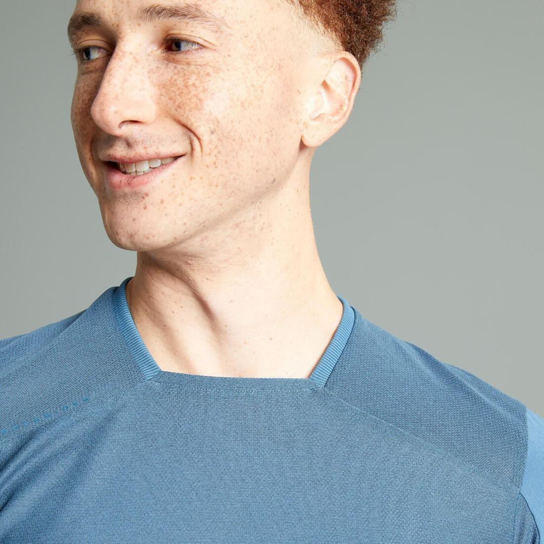 Men Short-Sleeved Mountain Bike Jersey EXPL 100, Black, No Color, large image number 3