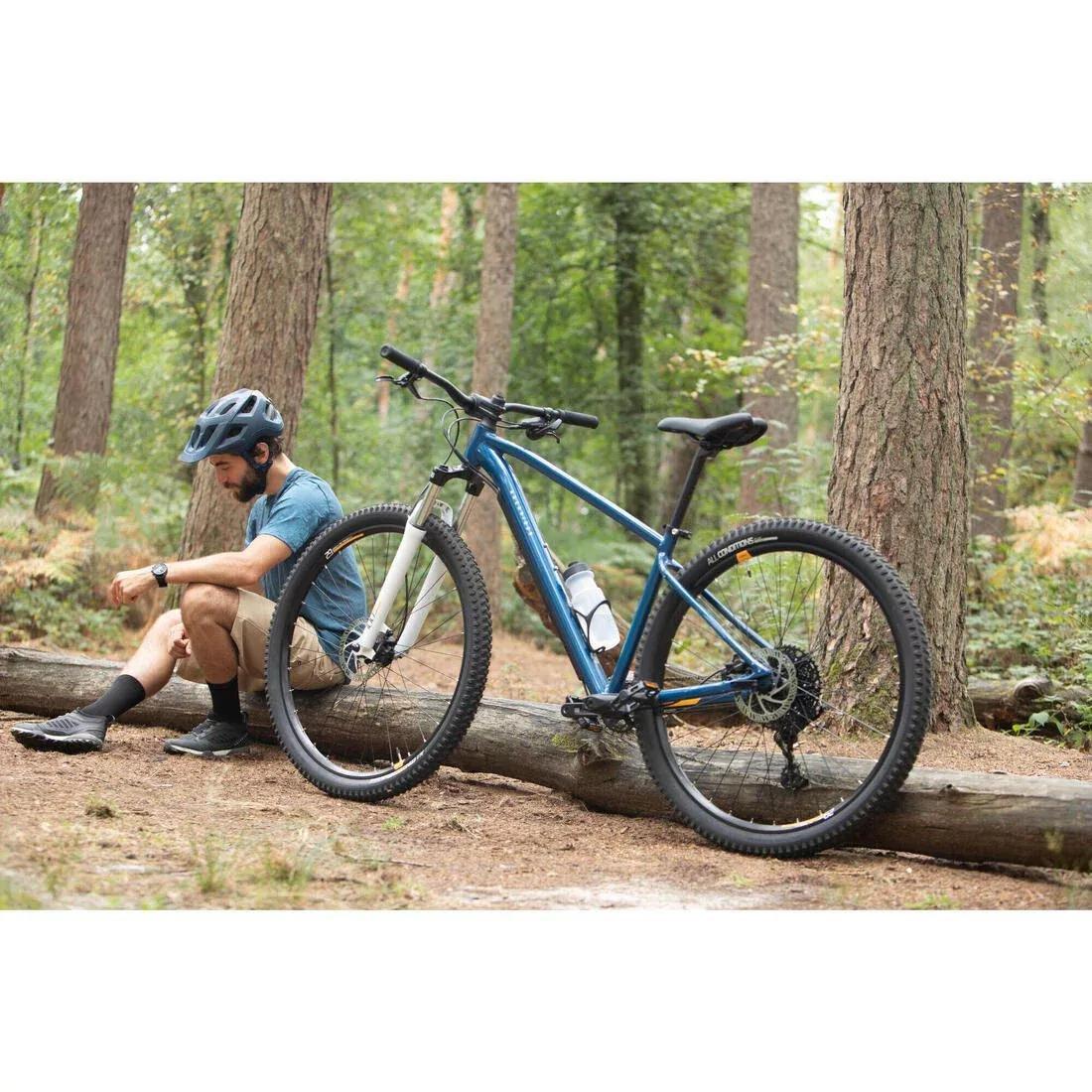 Men Short-Sleeved Mountain Bike Jersey EXPL 100, Black, No Color, large image number 9