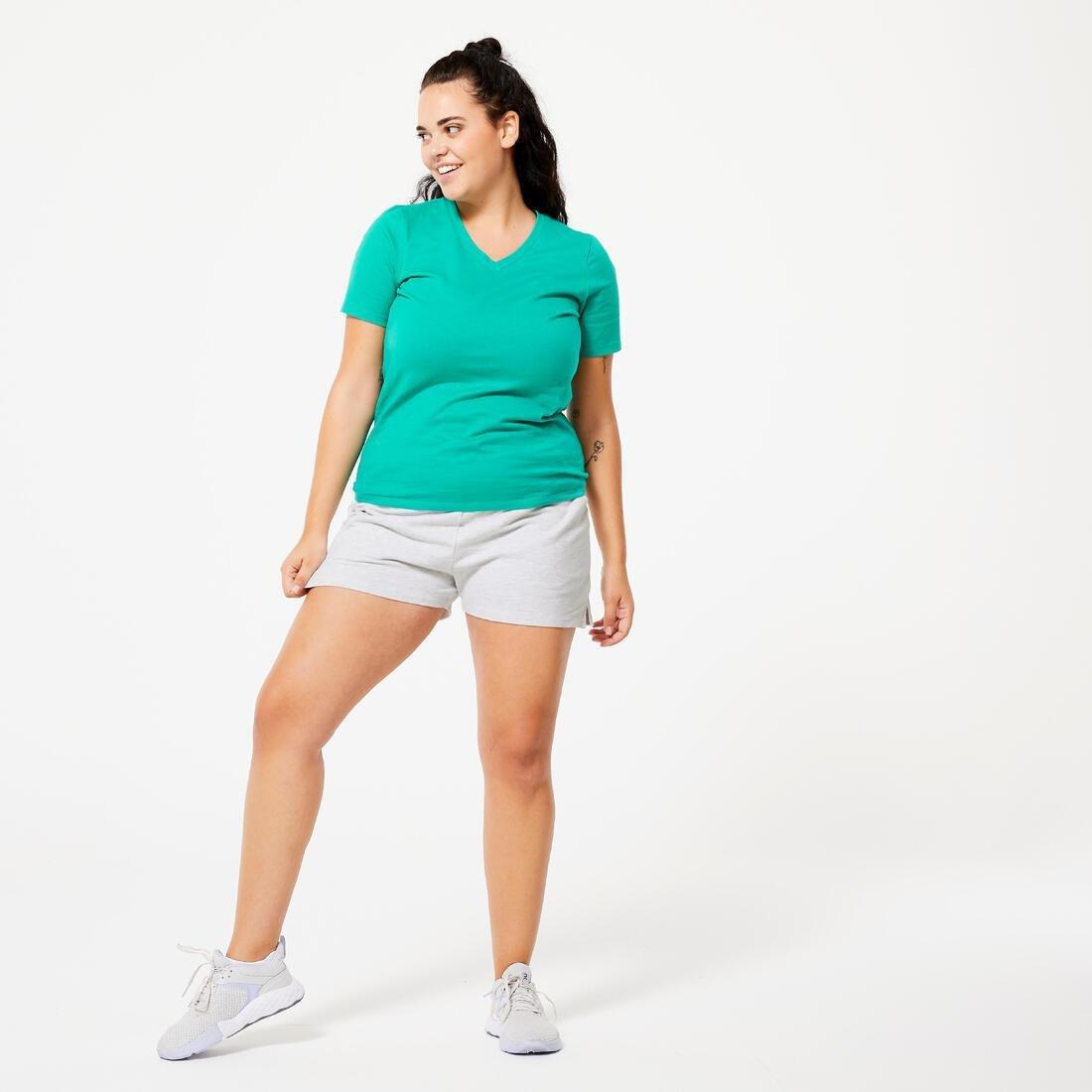 Women Fitness Shorts - 520, Grey, , large image number 1