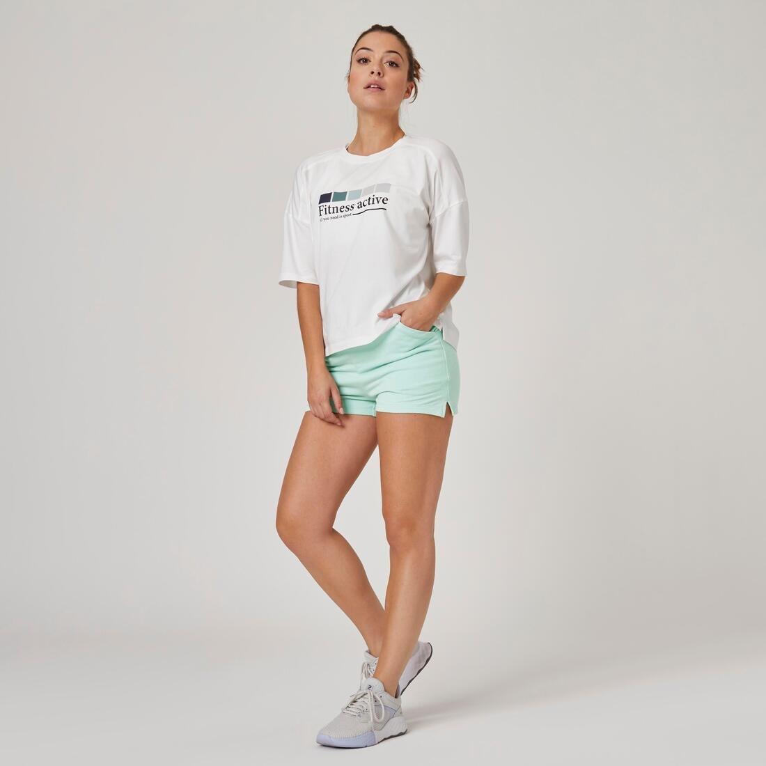 Women Fitness Shorts - 520, Grey, , large image number 10