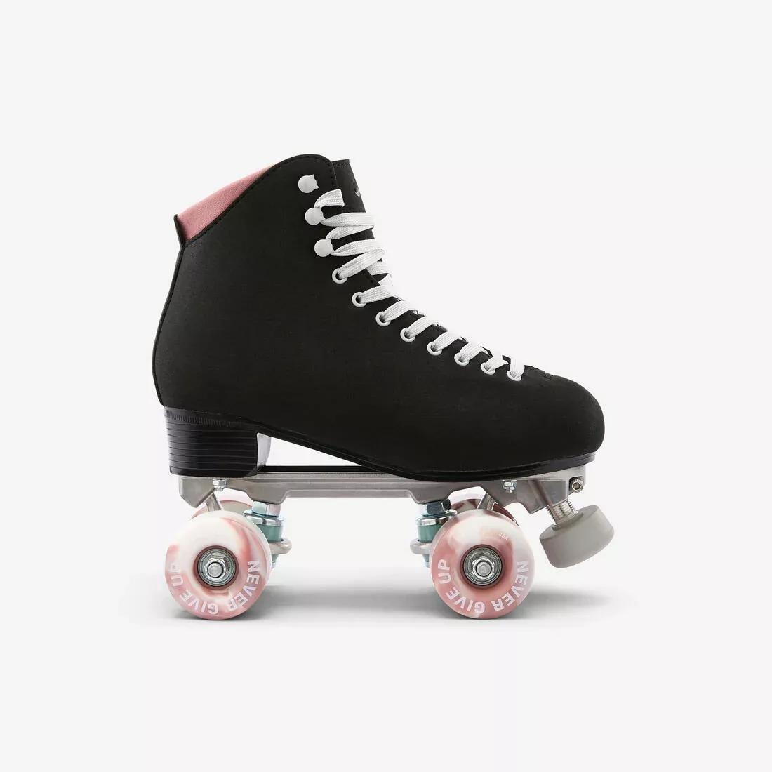 Quad Roller Skates Dancing - D500, Black, No Color, medium