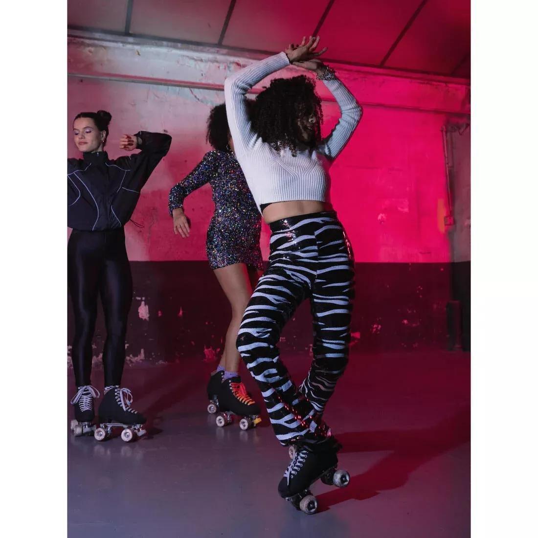 Quad Roller Skates Dancing D500 - Black, No Color, large image number 7