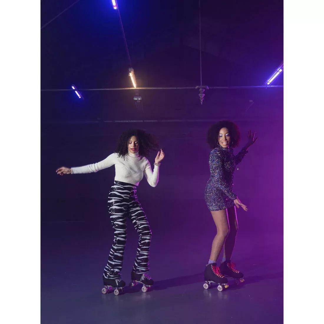 Quad Roller Skates Dancing D500 - Black, No Color, large image number 9