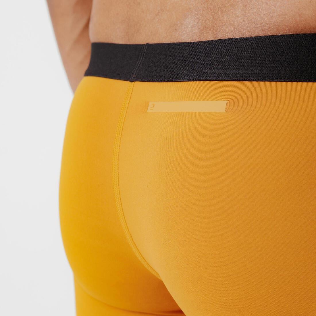 Men Breathable Running Boxers, Orange, No Color, large image number 4