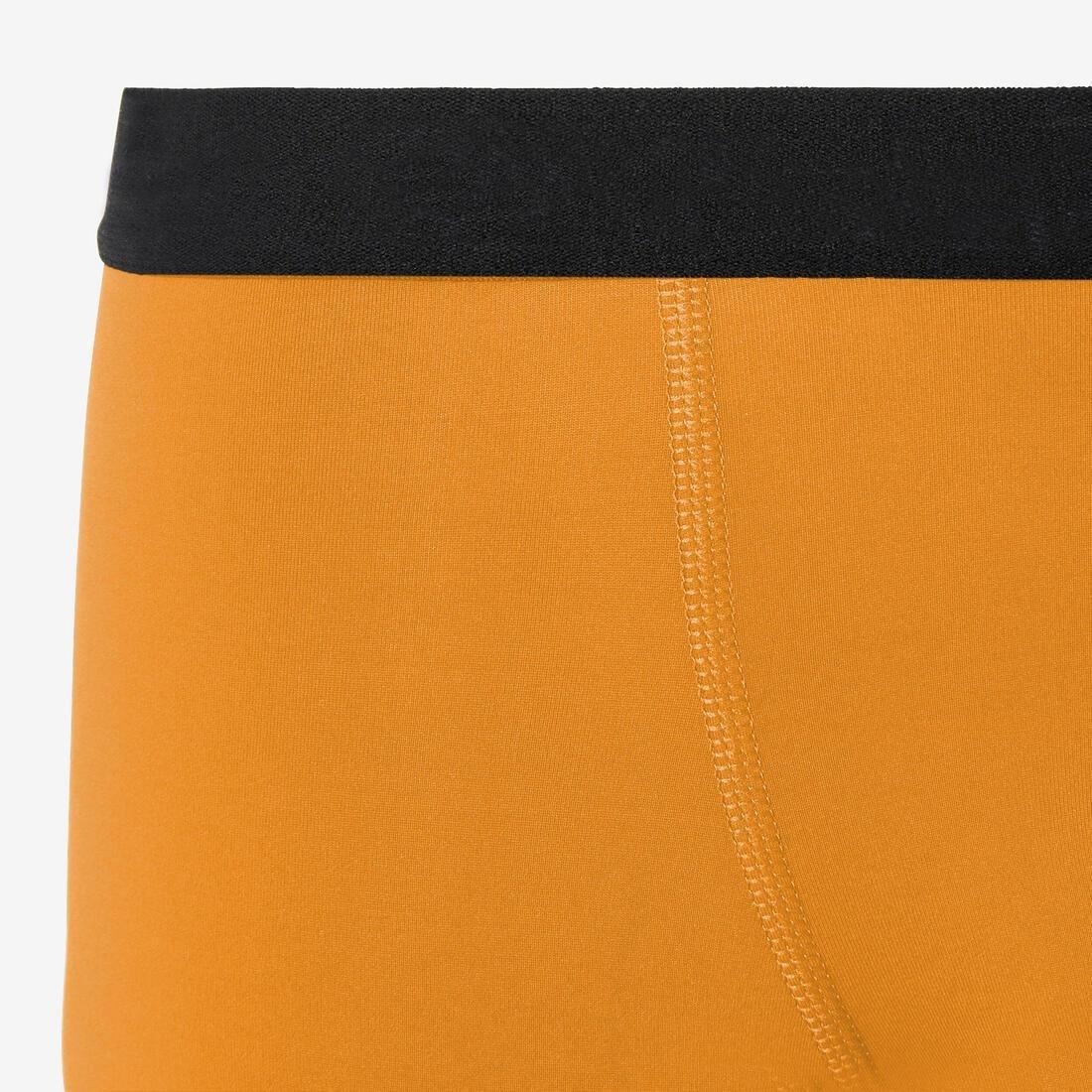 Men Breathable Running Boxers, Orange, No Color, large image number 5