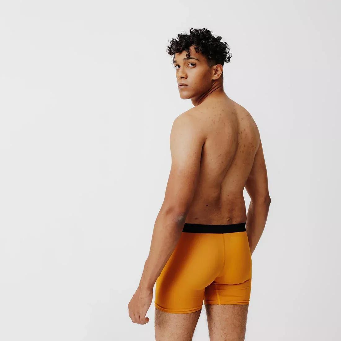Men Breathable Running Boxers, Orange, , large image number 6