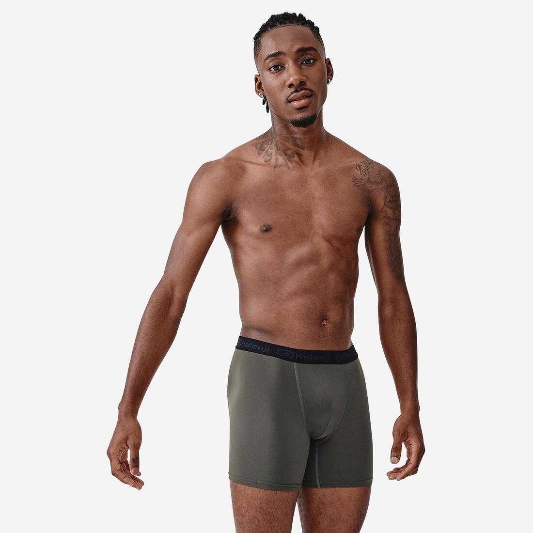 Men Breathable Running Boxers, Orange, , large image number 10