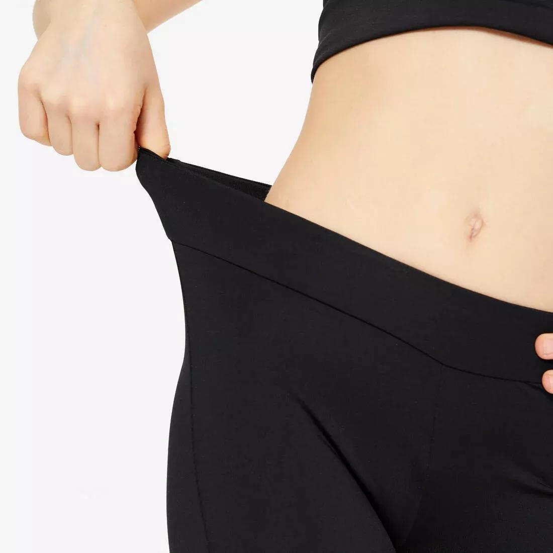 Kids Girls Sequin Gymnastics Leggings, Black, No Color, large image number 6