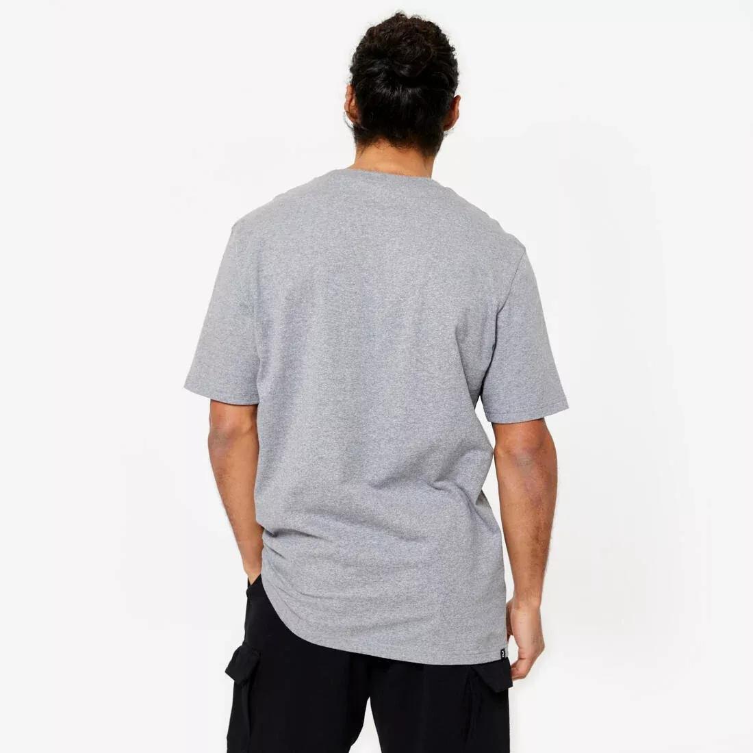 Men's 500 Essentials T-Shirt, bordeaux, , large image number 7