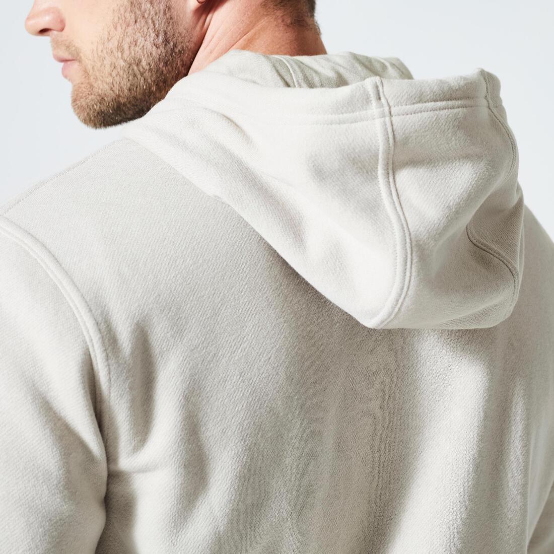 Men Sweatshirts Sweat Hood Zip 500, Blue, , large image number 5