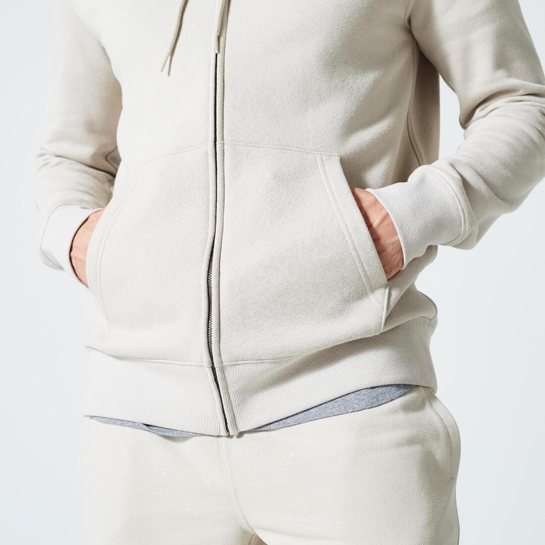 Men Sweatshirts Sweat Hood Zip 500, Blue, , large image number 6