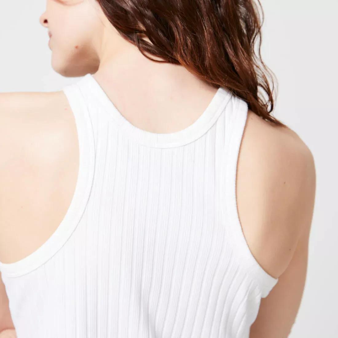 Women Cropped Tank Top, White, No Color, large image number 13