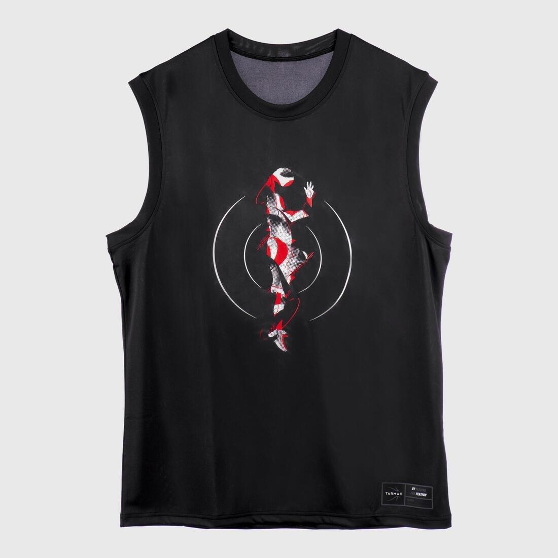 Unisex Sleeveless Basketball Jersey - Ts500, Grey, , large image number 11