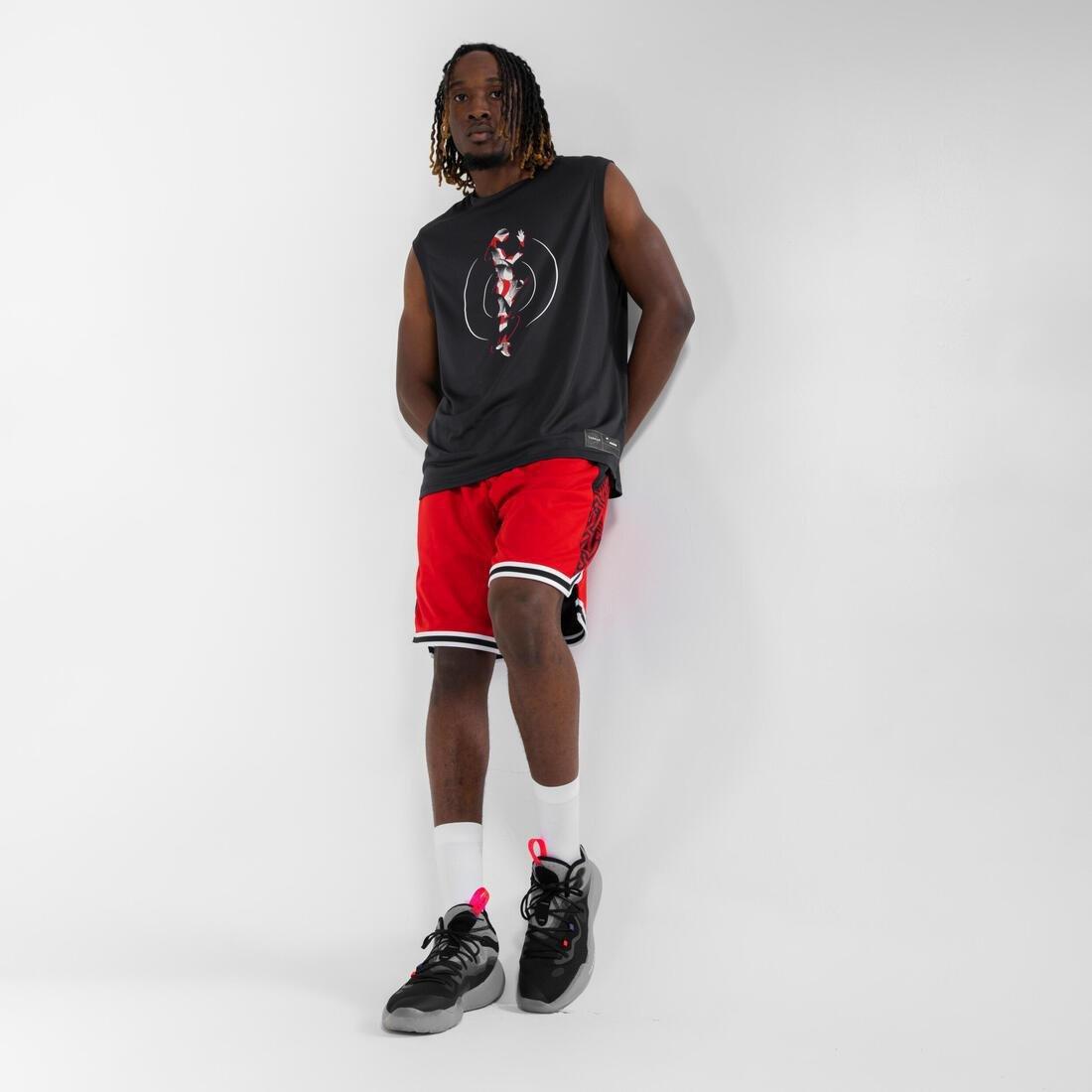 Unisex Sleeveless Basketball Jersey - Ts500, Grey, , large image number 12