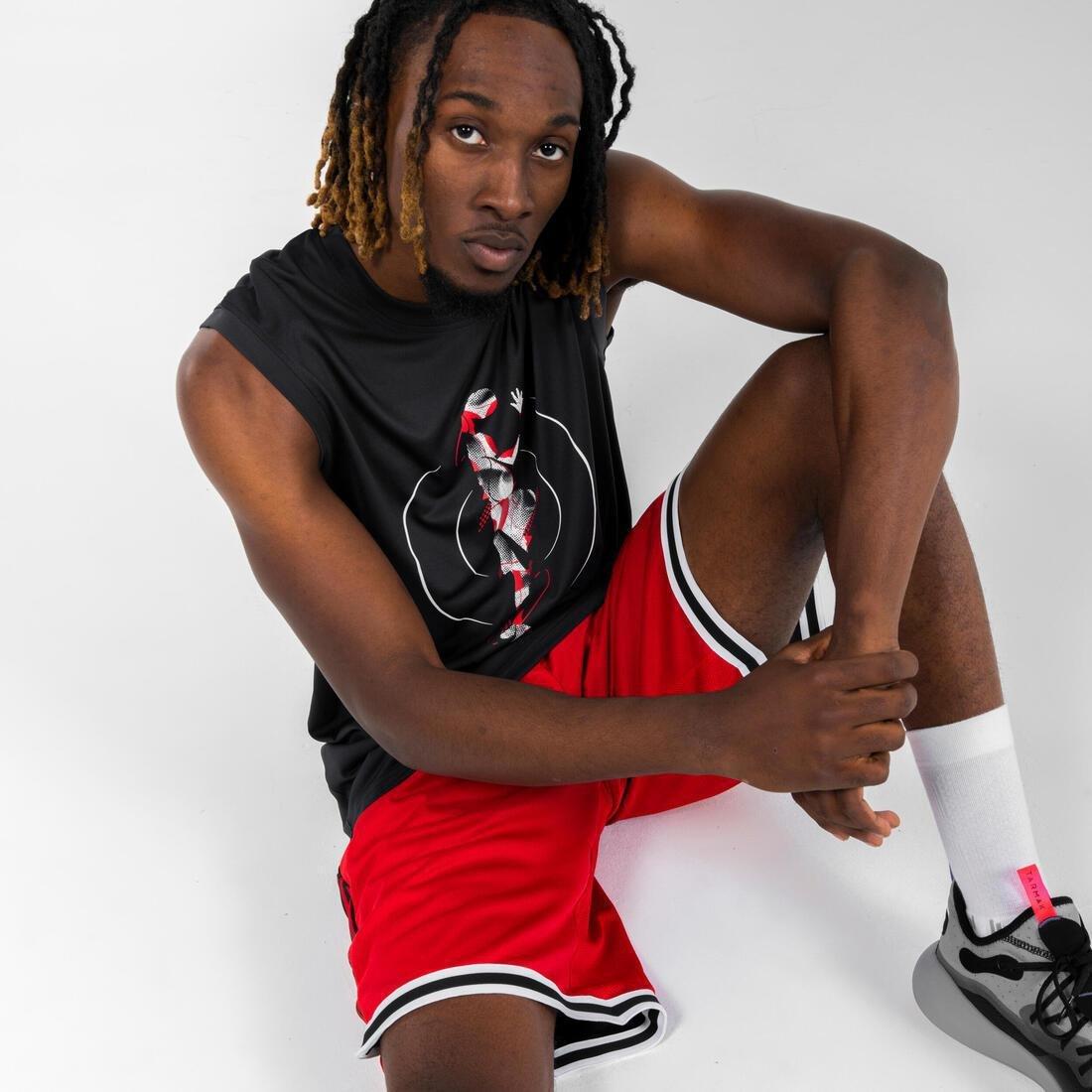 Unisex Sleeveless Basketball Jersey - Ts500, Grey, , large image number 13