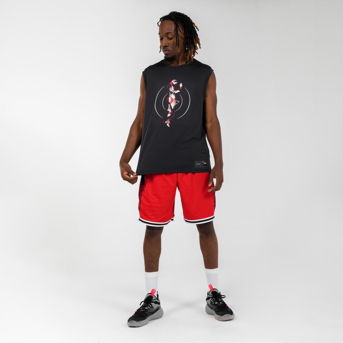 Unisex Sleeveless Basketball Jersey - Ts500, Grey, , large image number 14