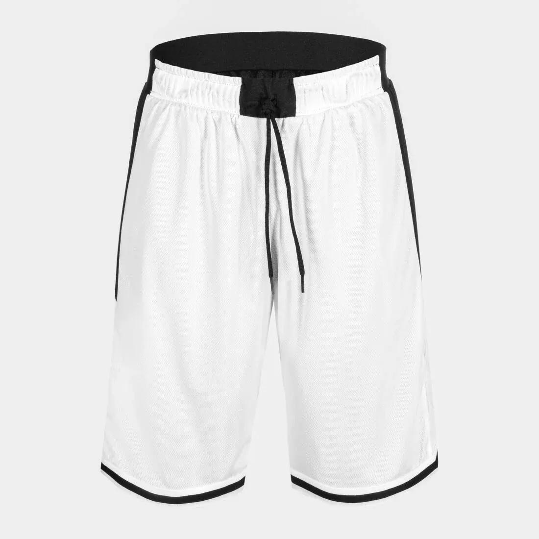 BLACK Men's/Women's Basketball Reversible Shorts SH500R, , large image number 7