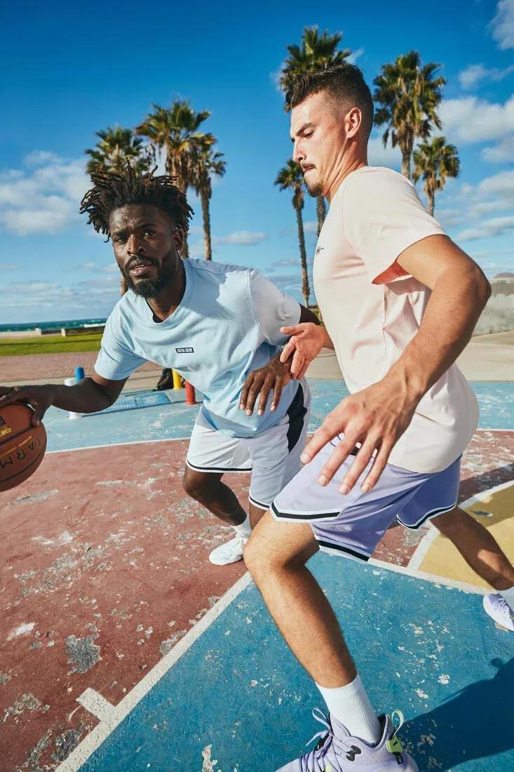 BLACK Men's/Women's Basketball Reversible Shorts SH500R, , large image number 13