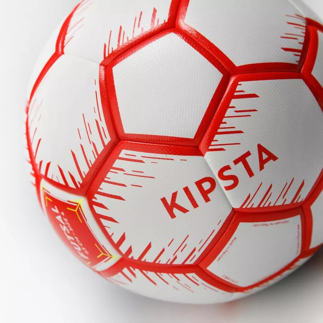 ULTRA WHITE Size 4 Futsal Ball (63 cm Perimeter) - Red/White, No Color, large image number 7