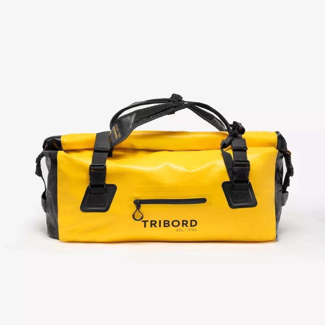 Waterproof Duffle Bag - Travel Bag 80 L Yellow, Yellow, No Color, large image number 0
