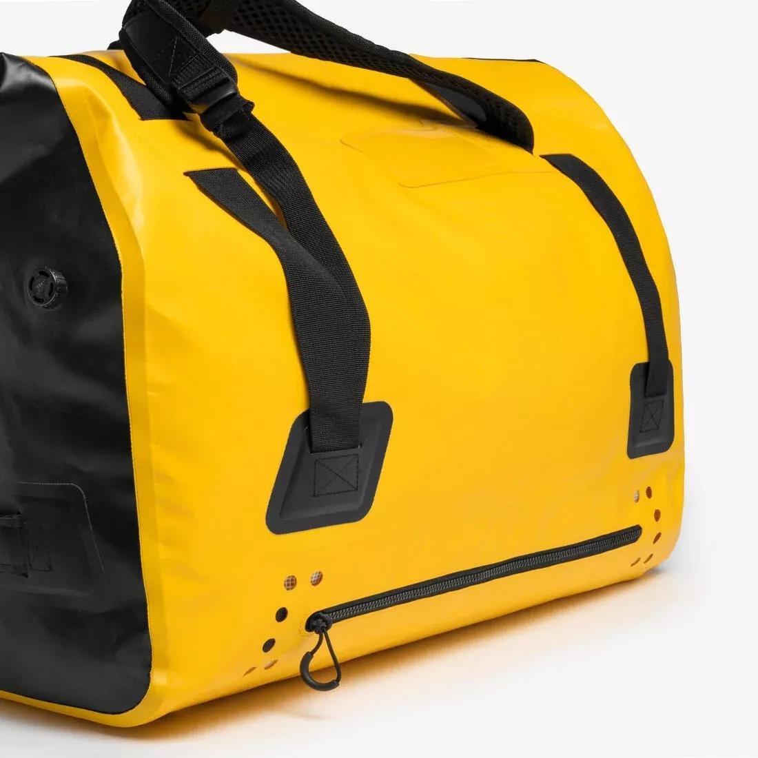 Waterproof Duffle Bag - Travel Bag 80 L Yellow, Yellow, No Color, large image number 5