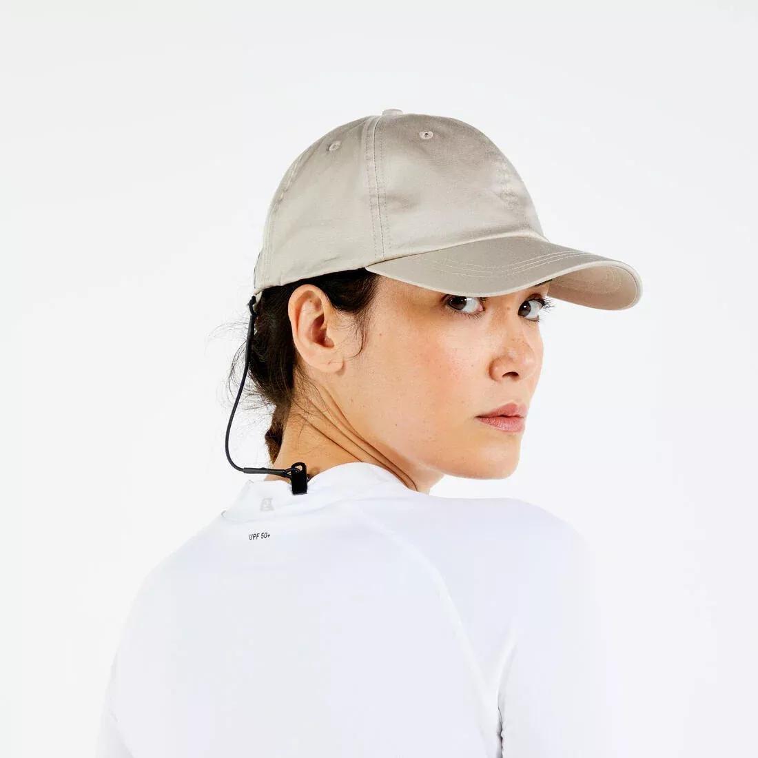 LINEN BEIGE Adults' Sailing Boat Cap 100 cotton, No Color, large image number 10