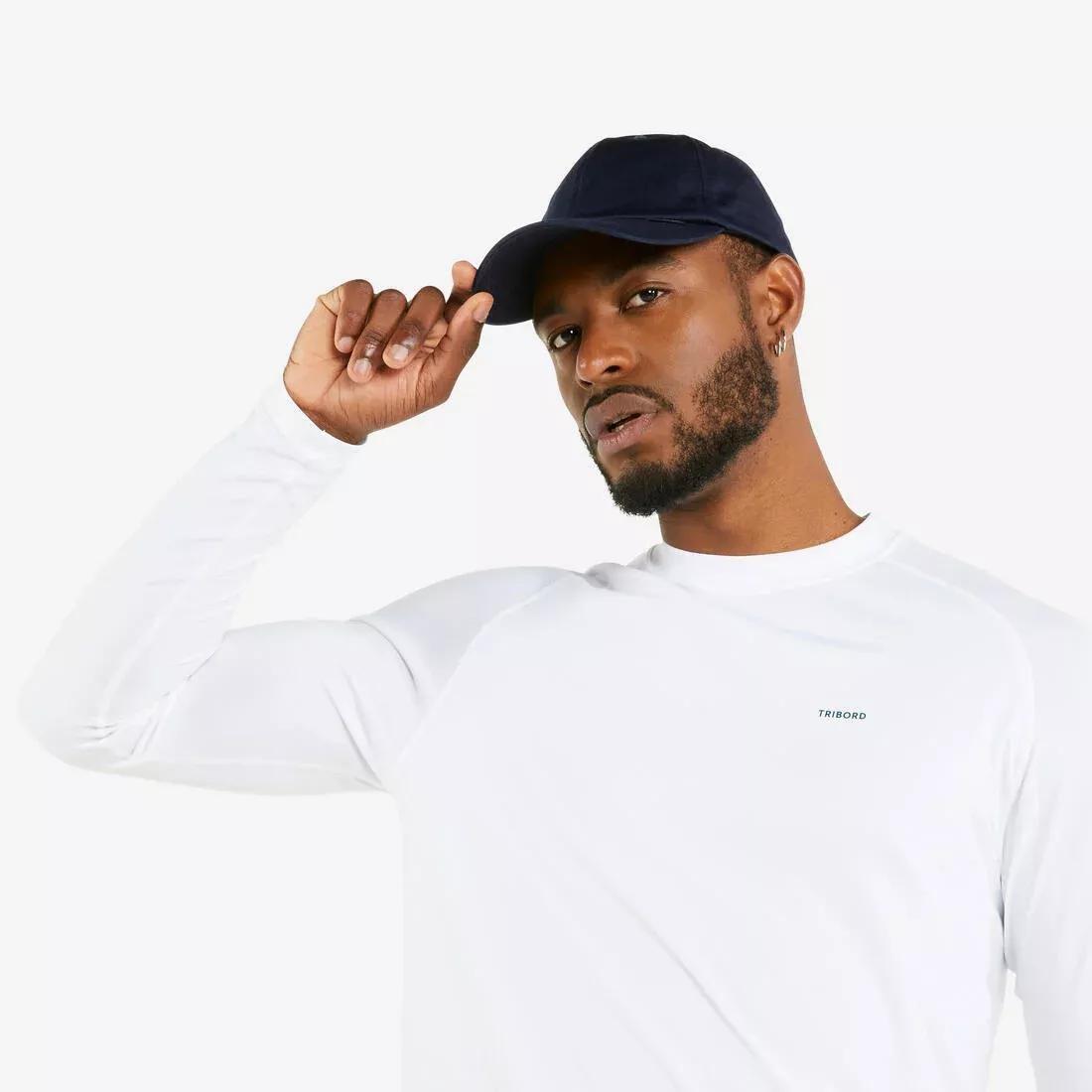 Adults Sailing Boat Cap 100 Cotton, Navy, No Color, large image number 0