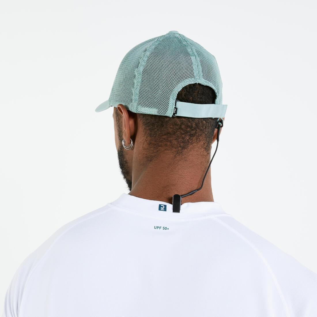 LINEN BEIGE Adult Sailing Cap 500 lavender, No Color, large image number 3