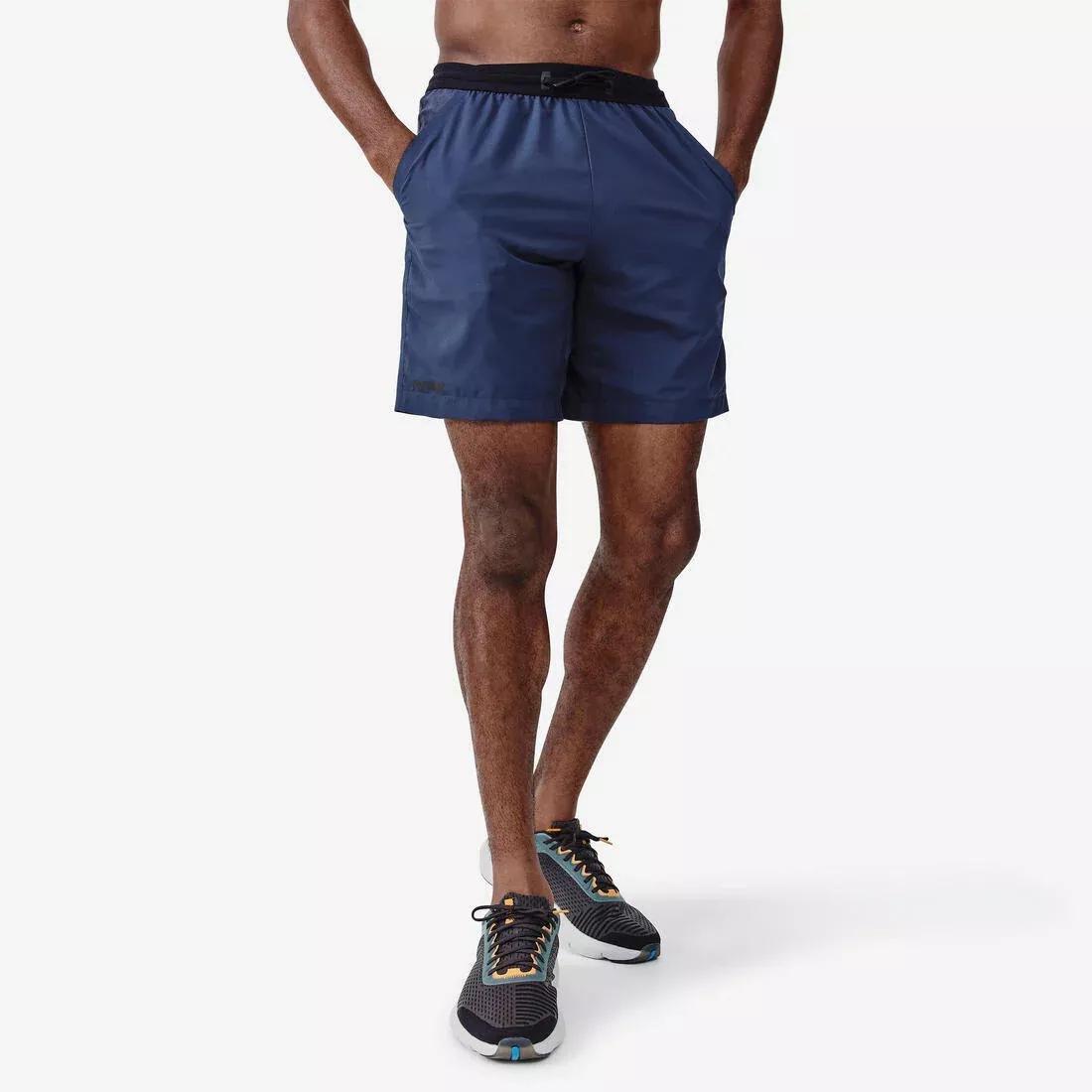 Men Running Breathable Shorts - Dry+, Blue, No Color, large image number 4