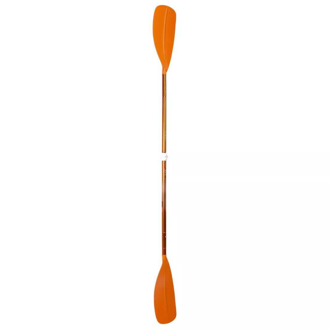Kayak/Packraft Paddle Symmetrical Adjustable 4-Part, Orange, No Color, large image number 4
