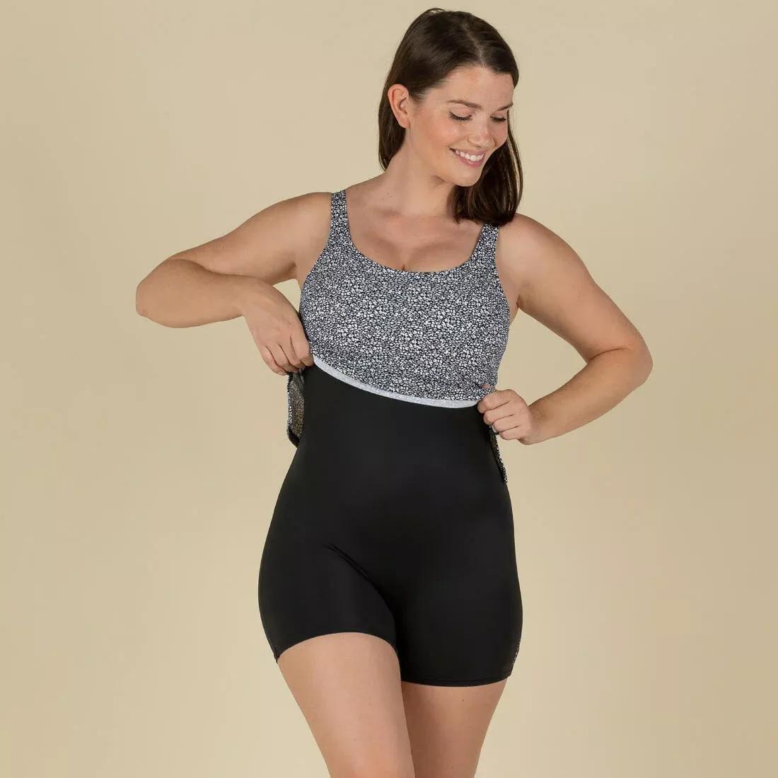 Women 1-Piece Swimsuit - Heva Tankini Lea Melon, Black, , large image number 5