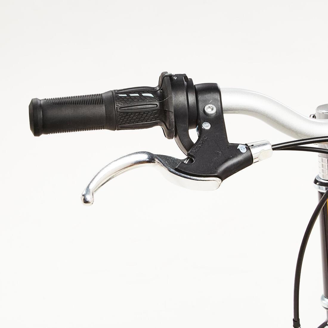 Kids Unisex 24 Inch Hybrid Bike - Riverside 500 9-12 Years, Black, No Color, large image number 12