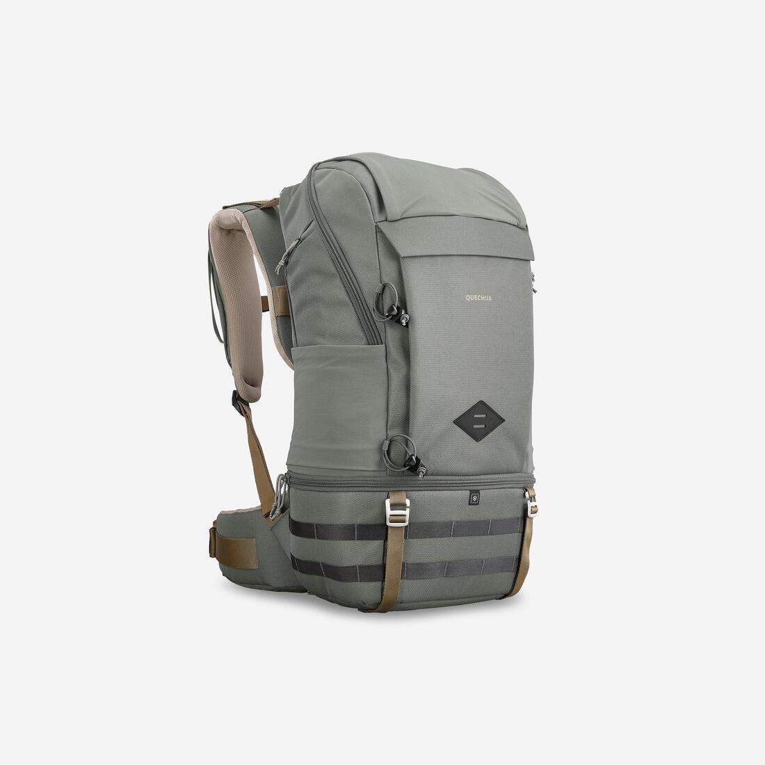 Insulated Comfort Hiking Backpack 25 L - Arpenaz 900, Khaki, No Color, large image number 0