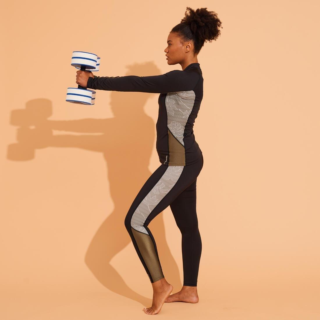 Women Swimsuit Legging Bottoms Aquagym-Aquabike, Black, No Color, large image number 9