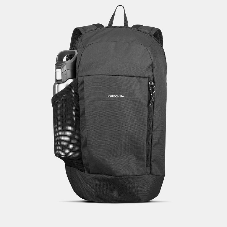 Unisex Hiking 10L Backpack - Arpenaz NH100, Black, No Color, medium