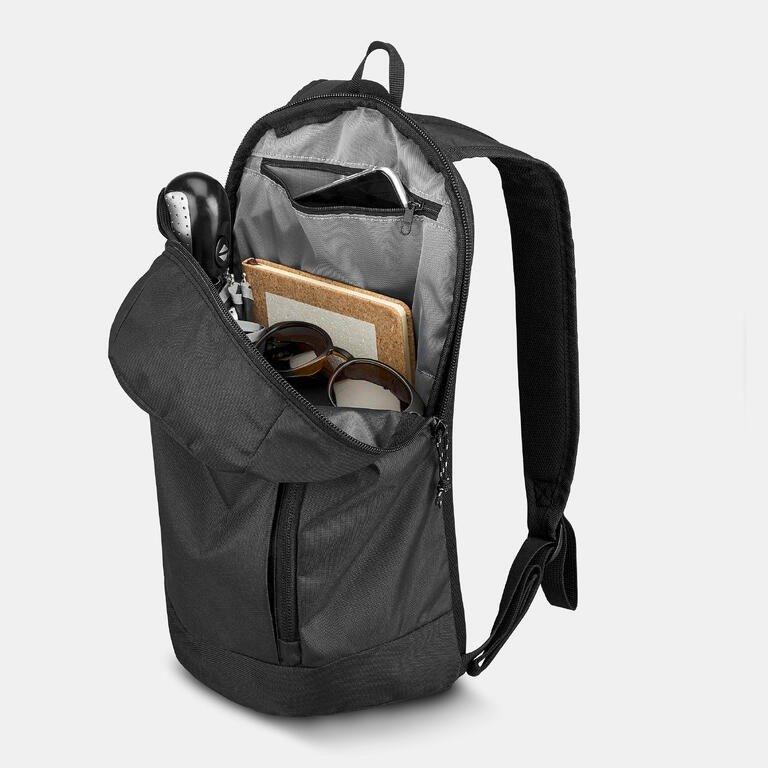 Unisex Hiking 10L Backpack - Arpenaz NH100, Black, No Color, large image number 2